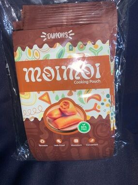 MoiMoi Cooking Pouch - Brown and Orange Packaging